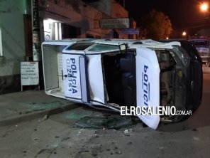 Bahía Blanca: Dos policías heridas tras el vuelco del patrullero