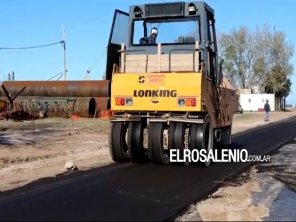 Comenzó la etapa de pavimentación en Puerto Rosales