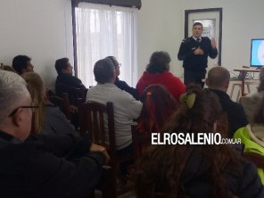 Vecinos de zona norte se capacitaron en el funcionamiento de Ojos en Alerta