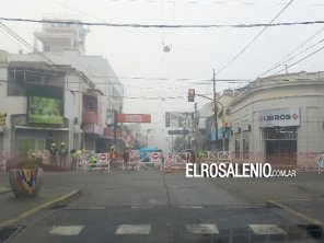 Hasta las 16 hs estará cortada la esquina de Irigoyen y Paso