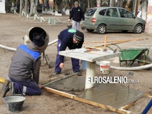 Trabajos de restauración en Villa del Mar y Arroyo Pareja.