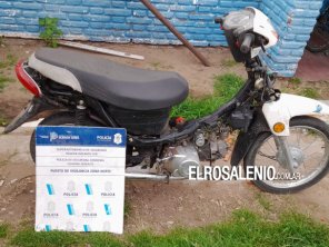 Robó una moto y a los pocos minutos fue atrapado