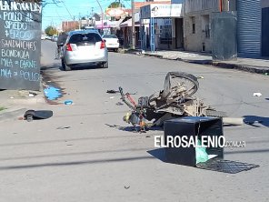 Dos heridos dejó un siniestro vial en Saavedra y Alvear