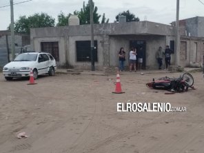 Un joven se encuentra en Terapia Intensiva tras un choque con su moto