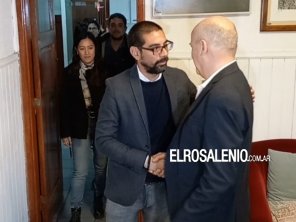 Uset recibió al candidato ganador Rodrigo Aristimuño