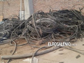 Encontraron 3500 kilos de cables robados a EDES 