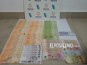 Detuvieron a una pareja con cocaina y dinero 