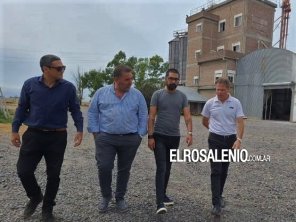 El Intendente visitó las instalaciones de Harinas Bajo Hondo