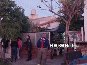 Vecinos y policía evitaron un incendio de vivienda