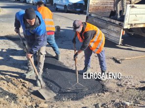 Gral terminó reparaciones en hormigón y ahora continúa con asfalto frío