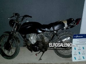 Encontraron una moto que había sido robada el año pasado