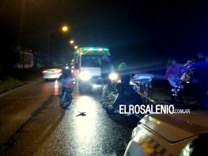 Nuevo accidente en Avenida Colón: motociclista herido y conductor a la fuga