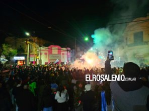Punta Alta festejó por el triunfo de otra Copa de América