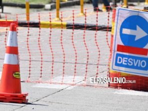 Cortes de calle en Zona Sur por trabajos de tendido eléctrico subterráneo