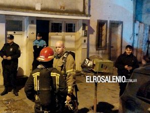 Llamas en una cocina generaron la salida de bomberos