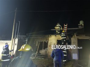 Un incendio causó pérdidas totales en una vivienda de White