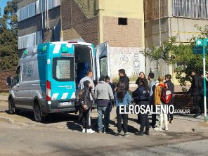 Un menor fue derivado al hospital con fractura de tabique por un golpe en su rostro