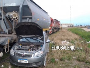 Chocó contra un tren y fue hospitalizada: el detalle de las lesiones que sufrió