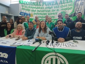 ATE relanzó en Punta Alta campaña para juntar “1millón de firmas contra el DNU de Milei”