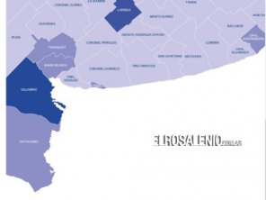 La Provincia publicó un mapa del porcentaje de población migrante por municipio