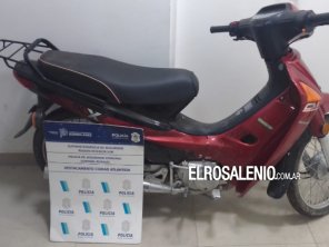 Encontraron la moto que habían robado frente a la Plaza Belgrano