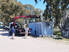 Retiraron la casilla de Policía del boulevard Avellaneda para instalarla en Pehuen Co