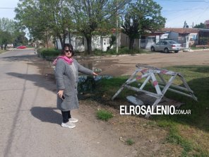 Albatros XX: lagunas de líquidos cloacales, desbordes, falta de agua, calles hundidas y casas rajadas