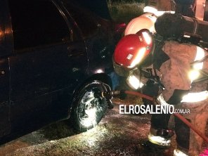 Desperfecto en un auto generó salida de bomberos