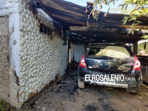 Un hombre murió en el incendio de su casa de Villa Miramar