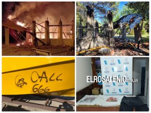 El autor del incendio en la capilla de Pehuen Co fue internado en el Hospital Municipal