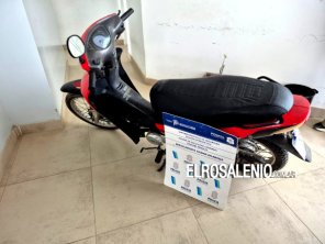 Otra moto robada fue hallada en un descampado