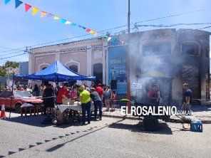 Organizaron una choripaneada para ayudar a la familia Streglio
