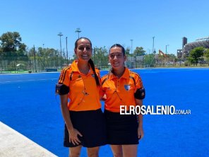 Una puntaltense árbitro de Hockey, fue jueza en un partido de Las Leonas