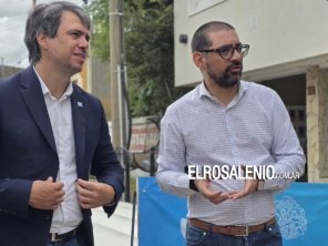 El presidente de ABSA estuvo en Punta Alta y recorrió obras con Aristimuño