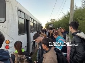 Otra vez un colectivo de El Villarino dejó varado a todos los pasajeros