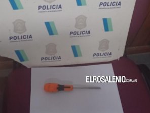 Aprehendido tras agredir a su pareja y amenazarla con un destornillador