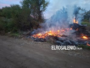 Incendio por quema de basura generó confusión y llamaron a Bomberos por incendio de vivienda