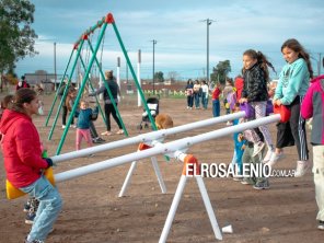 Fue inaugurada la puesta en valor de la plaza del Barrio Laura