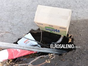 El Municipio pide “circular con precaución” ya que “podrían registrarse nuevos episodios”