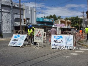 Eximieron de tasas a los comercios de calle Irigoyen al 600, afectados por obra de cloacas