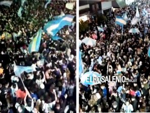 Punta Alta celebró el triunfo ante Inglaterra y el pase a la final del Mundial