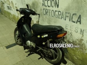 Dos menores aprehendidos tras la sustracción de una moto