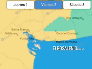 Alerta amarillo por tormentas para el viernes a la tarde