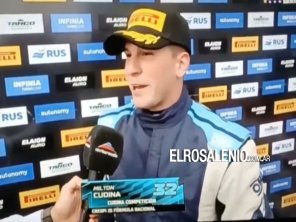 El piloto puntaltense Milton Cudina ganó en Toay