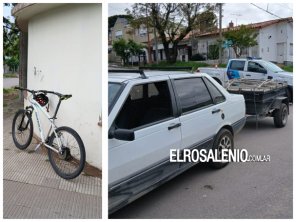 Ciclista herido tras chocar con un auto en una esquina del Parque San Martín