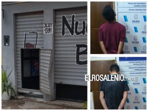 Dos aprehendidos durante un allanamiento por el robo a la vinoteca de avenida Jujuy